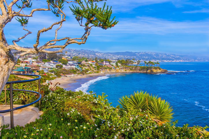 Panoramic Image of Laguna Beach, California